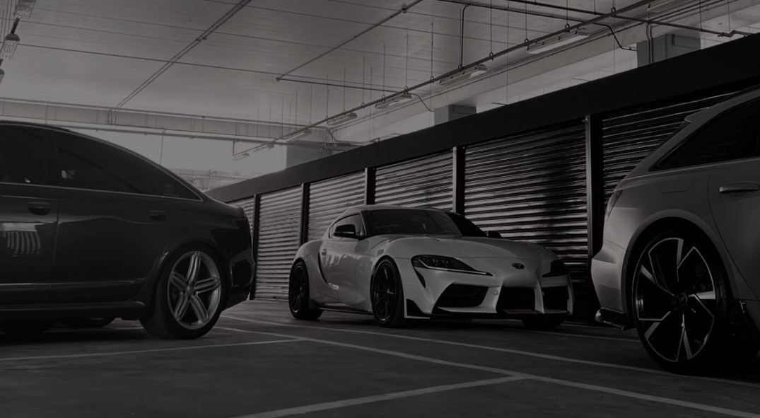 Cars kept in a private, watched garage